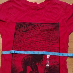 Affliction T shirt Red Large (fits slim) NWT
